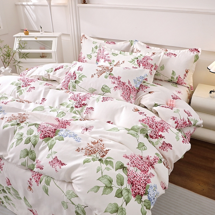 91家纺网 家纺一手货源 找家纺 北部居 2025新款加厚化纤四件套