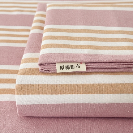 91家纺网 家纺一手货源 找家纺 （总）金泰莱 2025新款色织老粗布床单老粗布凉席三件套