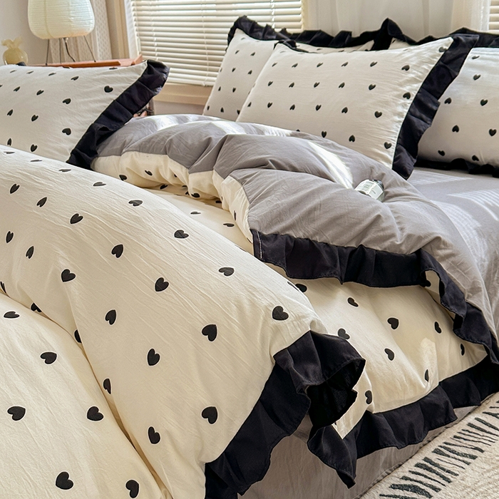 91家纺网 家纺一手货源 找家纺 （总）佳一家纺 2025新款亲肤水洗棉四件套系列