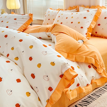 91家纺网 家纺一手货源 找家纺 （总）佳一家纺 2025新款亲肤水洗棉四件套系列