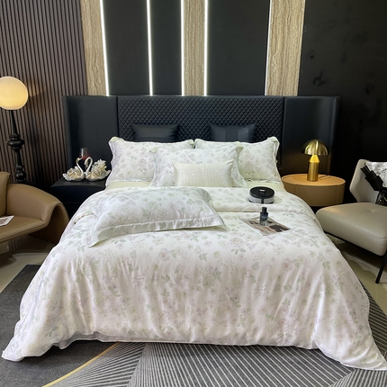 91家纺网 家纺一手货源 找家纺 （总）莱豫2025新款50支莱赛尔天丝四件套