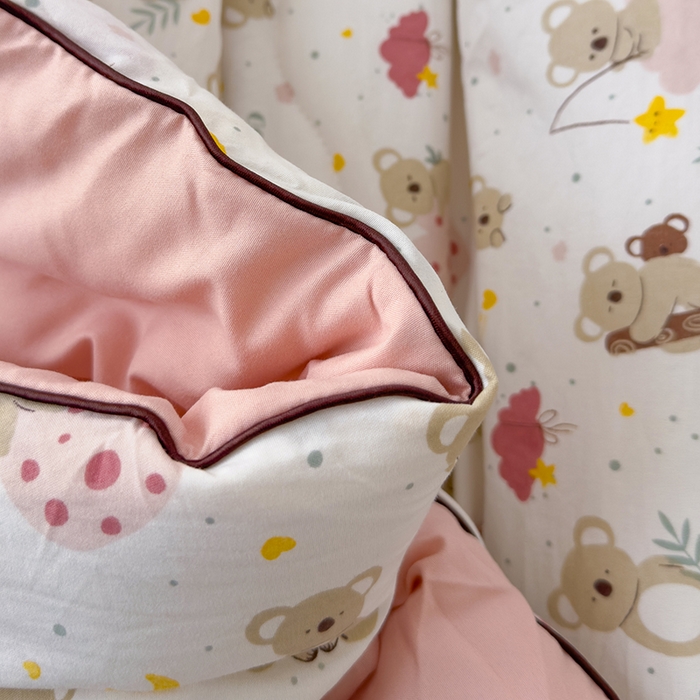 91家纺网 家纺一手货源 找家纺 美派工厂店2025新款水洗邹邹纱夏被 小考拉