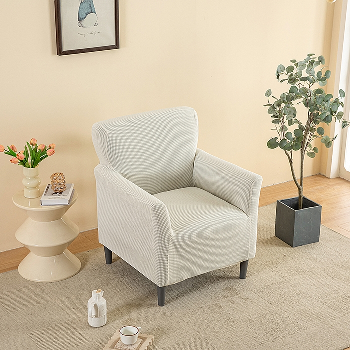 91家纺网 家纺一手货源 找家纺 飞翔家纺床上用品有限公司 2025新款亲肤玉米绒小沙发套 米白