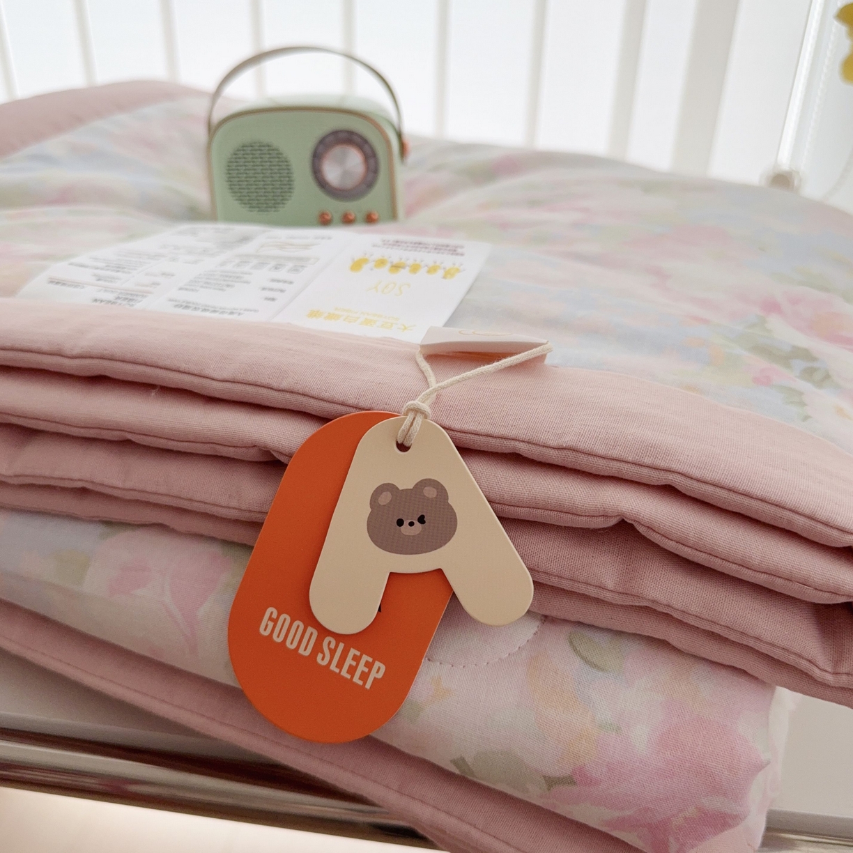 91家纺网 家纺一手货源 找家纺 于果 2025新款全棉双层纱夏被四件套 黎明心境