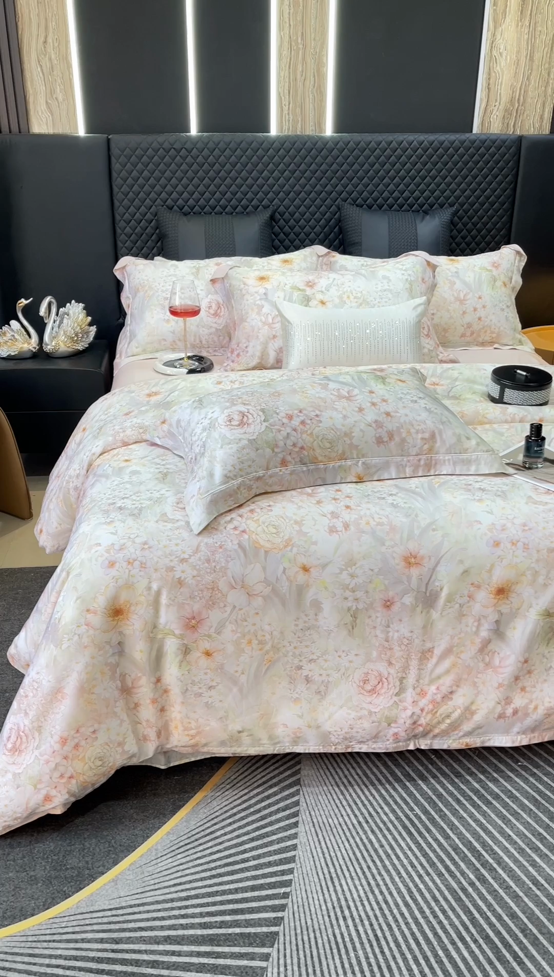 91家纺网 家纺一手货源 找家纺 （总）莱豫2025新款50支莱赛尔天丝四件套