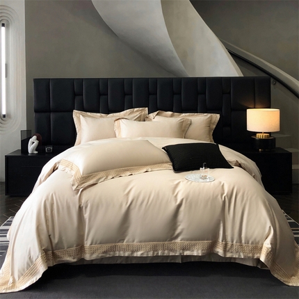 （总）保罗圣迪奥 2025新款100支长绒棉印花四件套-洛可可系列