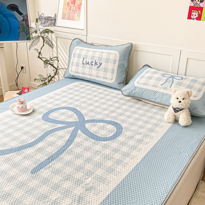 91家纺网 家纺一手货源 找家纺 川悦生活 2025新款大版冰豆豆凉豆豆凉席 达妮夏日