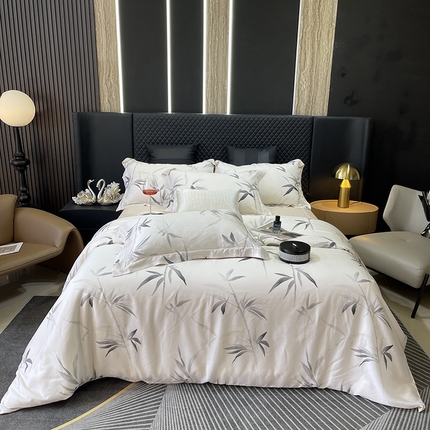 91家纺网 家纺一手货源 找家纺 （总）莱豫2025新款50支莱赛尔天丝四件套