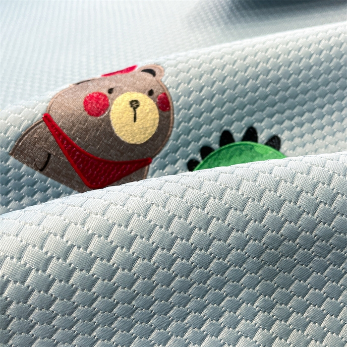 91家纺网 家纺一手货源 找家纺 （总）启程家纺 2025春夏新款冰豆豆凉席刺绣款复合三明治三件套