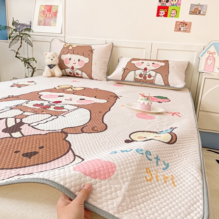 91家纺网 家纺一手货源 找家纺 （总）川悦生活 2025新款大版冰豆豆凉豆豆凉席