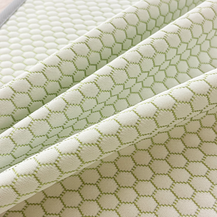 91家纺网 家纺一手货源 找家纺 芙绣 2025新款凉感丝提花学生凉席三件套 别动我小熊