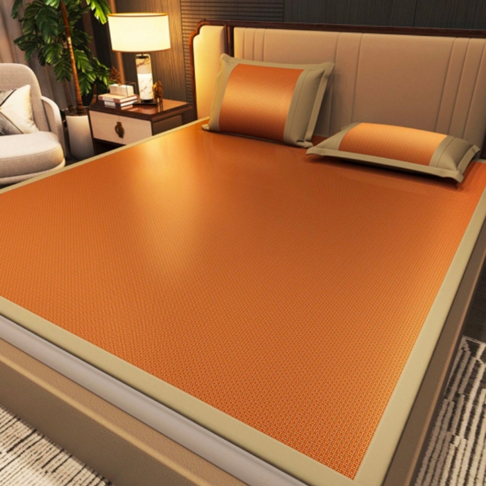 91家纺网 家纺一手货源 找家纺 （总）凉百百 2025新款亲肤加密透气双面古藤席