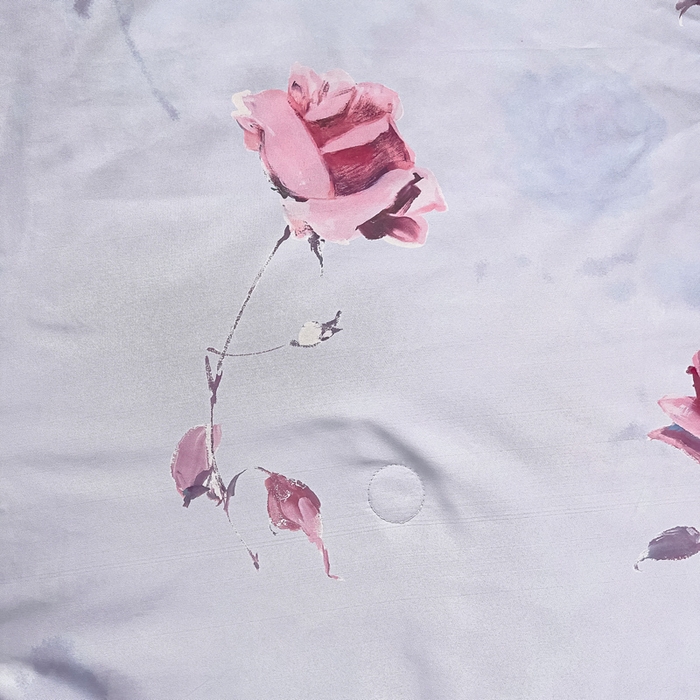 91家纺网 家纺一手货源 找家纺 找底底家纺 2025新款60S水洗天丝夏被夏凉被空调被床裙四件套 浪漫玫瑰