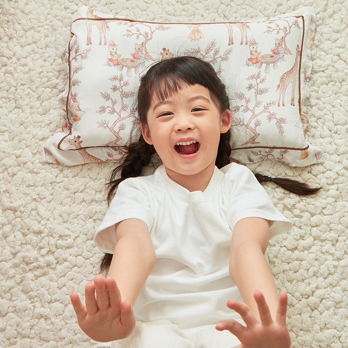 91家纺网 家纺一手货源 找家纺 嗨生活 2025年新品天竹系列A类竹纤维四层纱儿童盖毯 幼儿园夏被夏凉被空调被 林间乐园