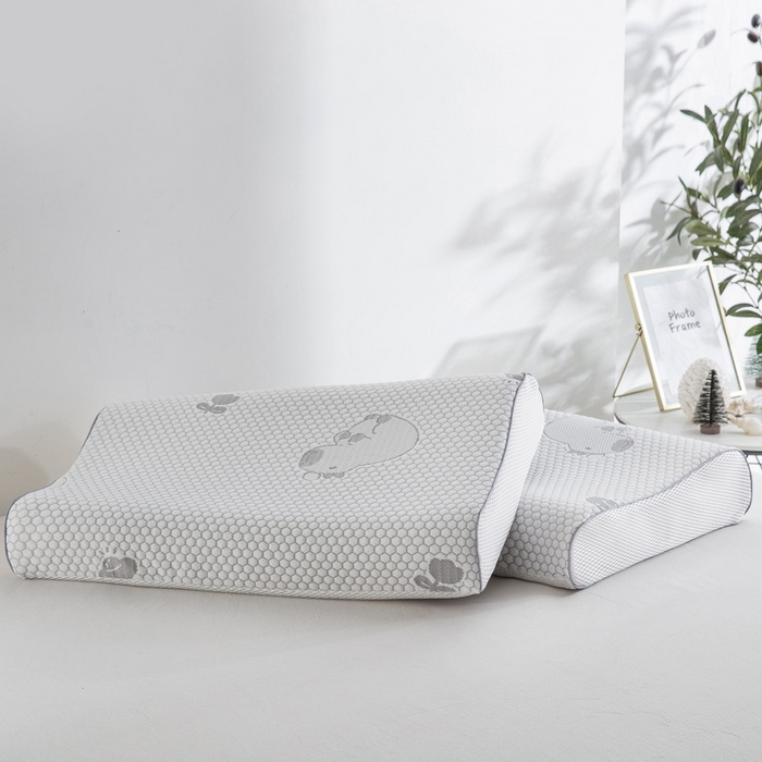 91家纺网 家纺一手货源 找家纺 大黄蜂家居家纺 2025新款卡皮巴拉凉感冰豆豆乳胶单枕套枕套单件 卡皮巴拉灰