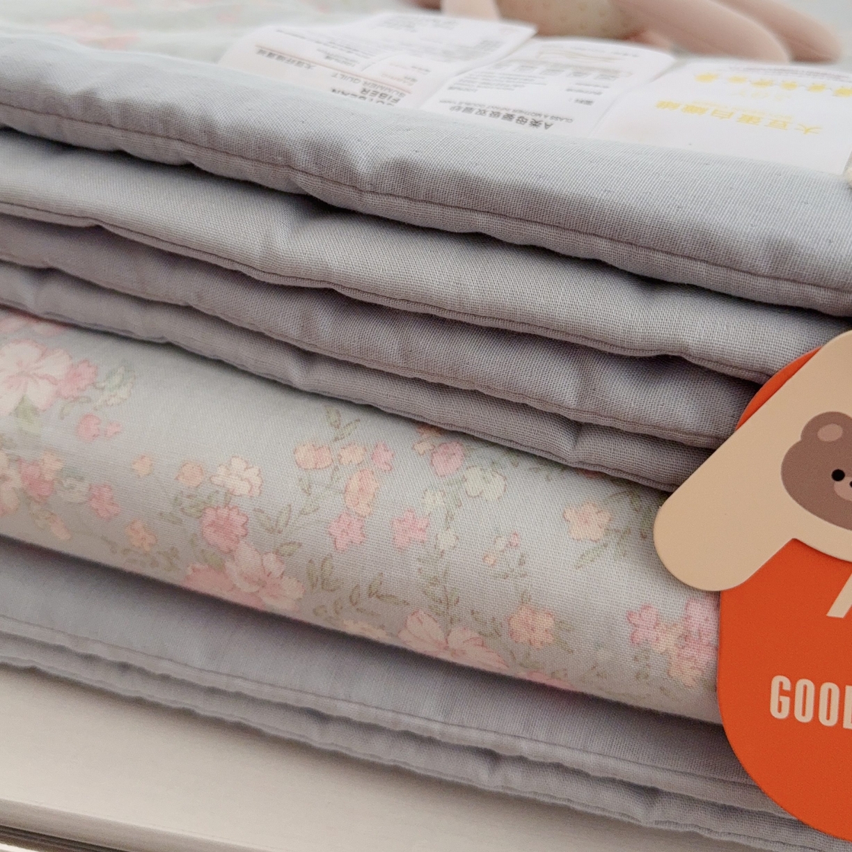 91家纺网 家纺一手货源 找家纺 于果 2025新款全棉双层纱夏被四件套 莉莉周