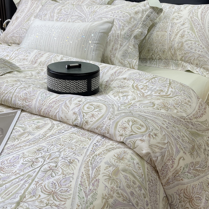 91家纺网 家纺一手货源 找家纺 莱豫2025新款50支莱赛尔天丝四件套 悸川