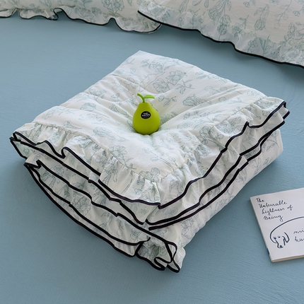 慕尚 2025新款云感棉花边夏凉被空调被 花遇兔
