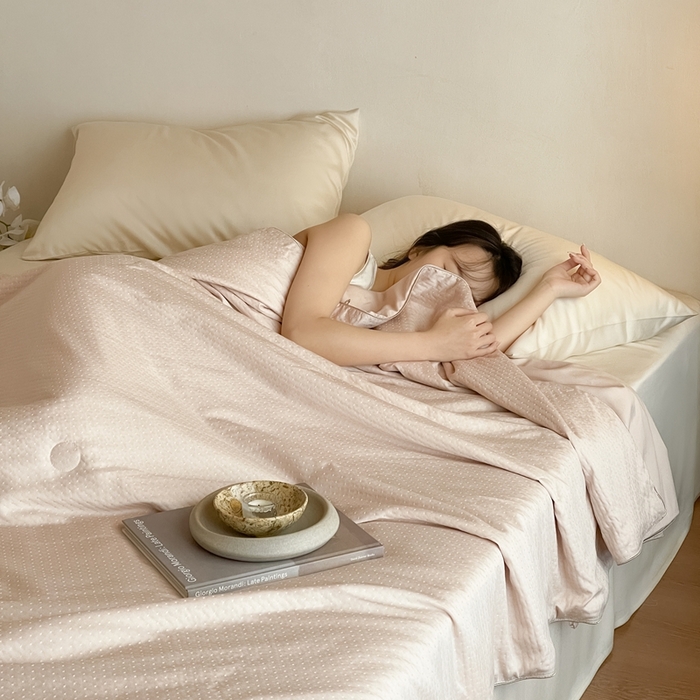 茧羽世家 2025新款流光星熠系列小提花夏被被子被芯 点点金