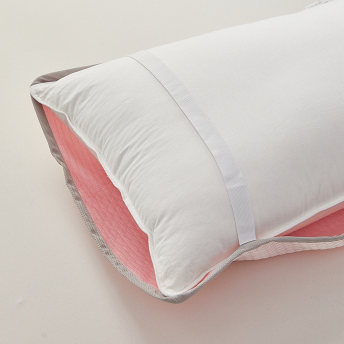 91家纺网 家纺一手货源 找家纺 翎盈家纺 2025新款夏季卡通凉感冰豆豆枕巾可水洗枕头巾单枕巾 卡皮巴拉粉52x76cm/只