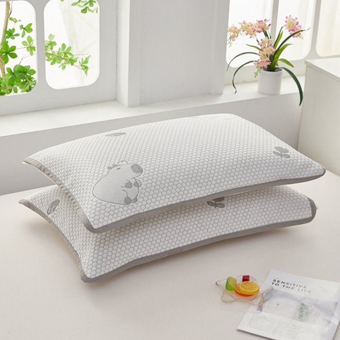 91家纺网 家纺一手货源 找家纺 翎盈家纺 2025新款夏季卡通凉感冰豆豆枕巾可水洗枕头巾单枕巾 卡皮巴拉灰52x76cm/对