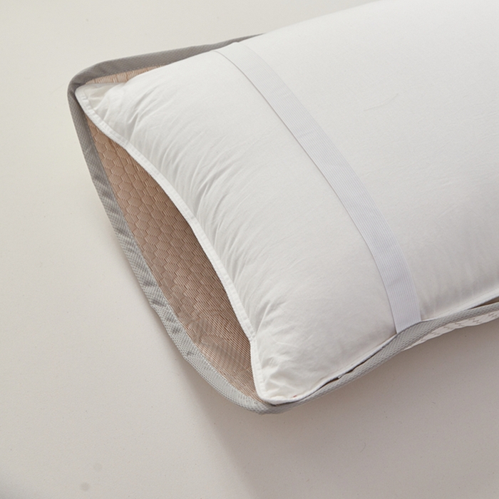 91家纺网 家纺一手货源 找家纺 翎盈家纺 2025新款夏季卡通凉感冰豆豆枕巾可水洗枕头巾单枕巾 卡皮巴拉咖52x76cm/对