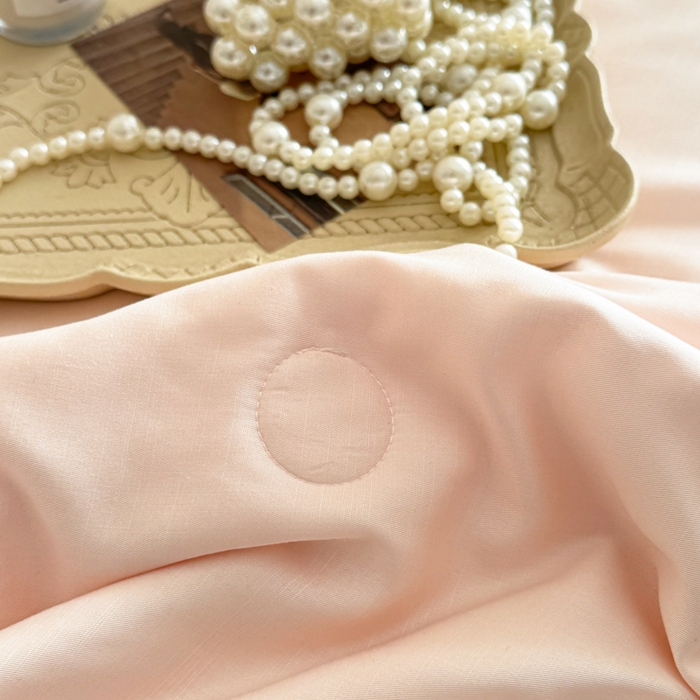 91家纺网 家纺一手货源 找家纺 若未家居 LOVEWE HOUSE 2025新款莫代尔竹节床盖夏被四件套 玉色