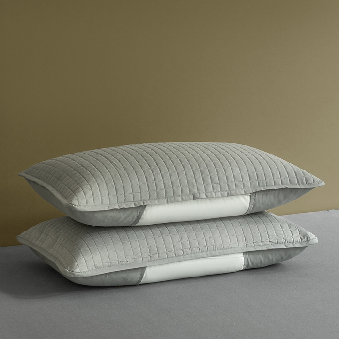 91家纺网 家纺一手货源 找家纺 卓昌枕芯 2025新款夹棉隔脏枕套 隔离-灰