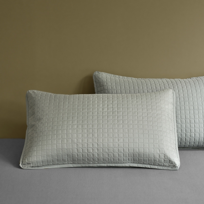 91家纺网 家纺一手货源 找家纺 卓昌枕芯 2025新款夹棉隔脏枕套 隔离-灰