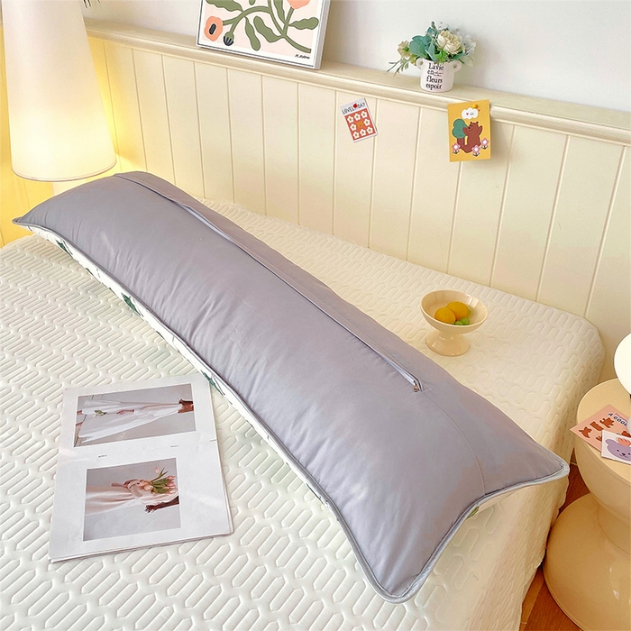 91家纺网 家纺一手货源 找家纺 芯宜佳 2025年新款A类乳胶凉感丝枕套 秋叶缤纷