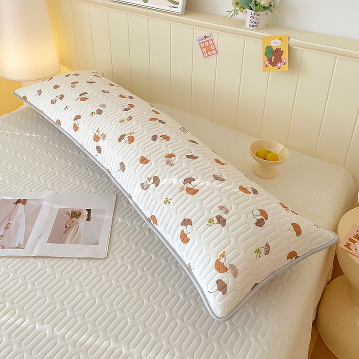 91家纺网 家纺一手货源 找家纺 芯宜佳 2025年新款A类乳胶凉感丝枕套 自然之韵