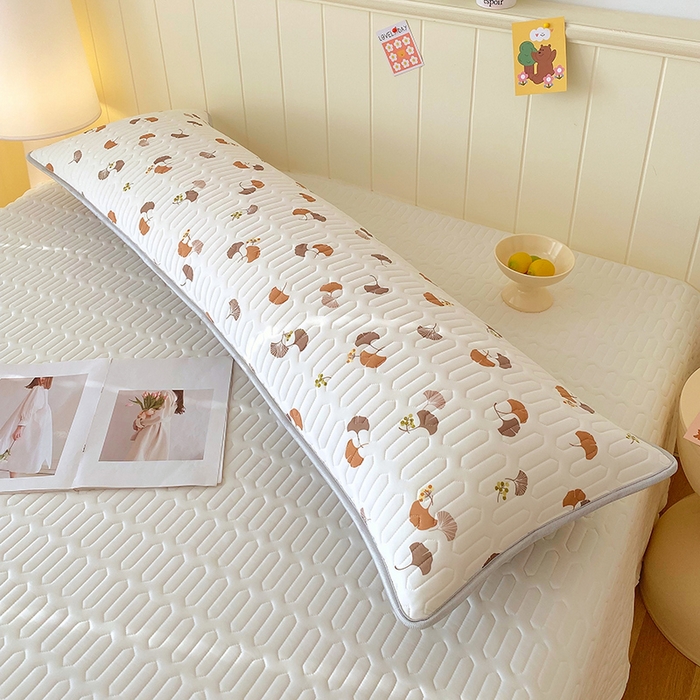 91家纺网 家纺一手货源 找家纺 芯宜佳 2025年新款A类乳胶凉感丝枕套 自然之韵