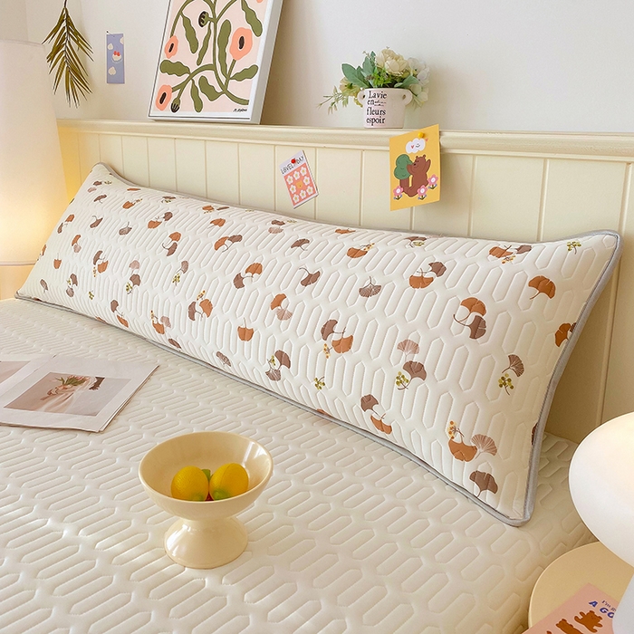 91家纺网 家纺一手货源 找家纺 芯宜佳 2025年新款A类乳胶凉感丝枕套 自然之韵