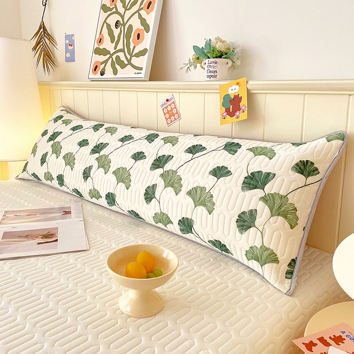 91家纺网 家纺一手货源 找家纺 芯宜佳 2025年新款A类乳胶凉感丝枕套 秋叶缤纷