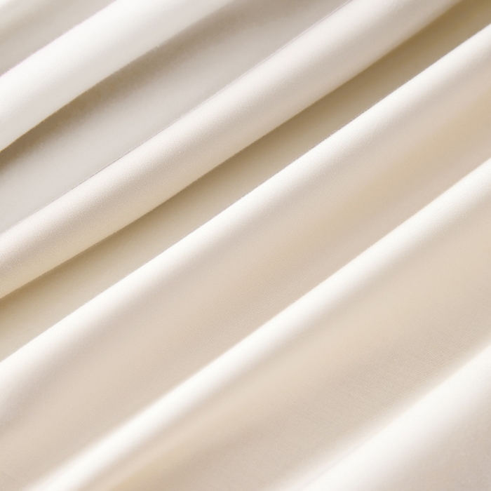 91家纺网 家纺一手货源 找家纺 秀色家纺 2025新款A类60s新疆长绒棉纯棉四件套全棉床上用品纯色床单被套被罩三件套-米朵 米朵-奶昔白