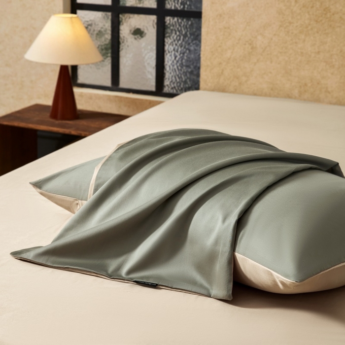 91家纺网 家纺一手货源 找家纺 秀色家纺 2025新款A类60s新疆长绒棉纯棉四件套全棉床上用品纯色床单被套被罩三件套-米朵 米朵-琉璃香槟金