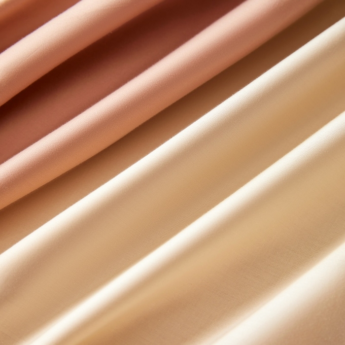 91家纺网 家纺一手货源 找家纺 秀色家纺 2025新款A类60s新疆长绒棉纯棉四件套全棉床上用品纯色床单被套被罩三件套-米朵 米朵-蜜桃奶油