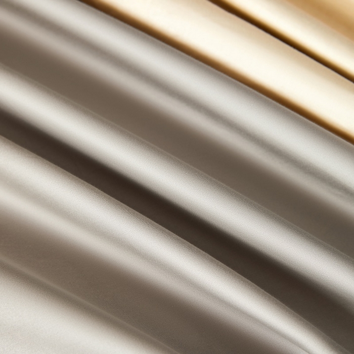 91家纺网 家纺一手货源 找家纺 秀色家纺 2025新款A类60s新疆长绒棉纯棉四件套全棉床上用品纯色床单被套被罩三件套-米朵 米朵-烟墨灰+奶昔白