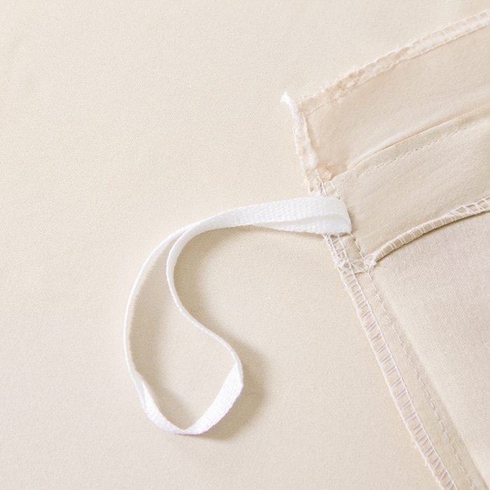 91家纺网 家纺一手货源 找家纺 秀色家纺 2025新款A类60s新疆长绒棉纯棉四件套全棉床上用品纯色床单被套被罩三件套-米朵 米朵-奶昔白