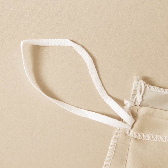 91家纺网 家纺一手货源 找家纺 秀色家纺 2025新款A类60s新疆长绒棉纯棉四件套全棉床上用品纯色床单被套被罩三件套-米朵 米朵-奶昔白+亚麻咖