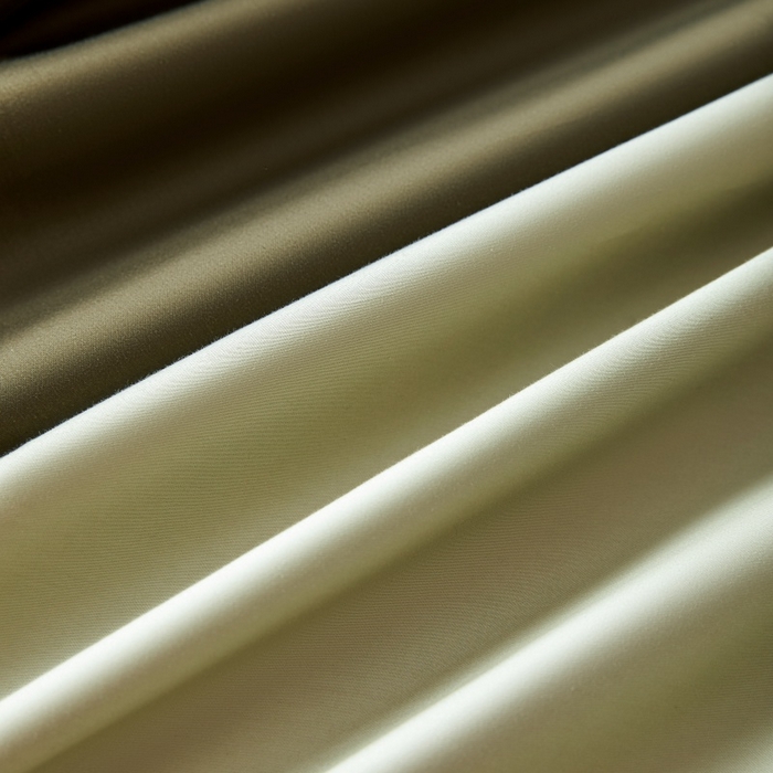 91家纺网 家纺一手货源 找家纺 秀色家纺 2025新款A类60s新疆长绒棉纯棉四件套全棉床上用品纯色床单被套被罩三件套-米朵 米朵-春水浅绿+橄榄深绿