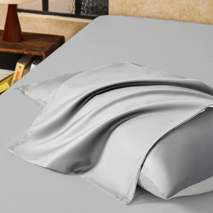 91家纺网 家纺一手货源 找家纺 秀色家纺 2025新款A类60s新疆长绒棉纯棉四件套全棉床上用品纯色床单被套被罩三件套-米朵 米朵-烟墨灰