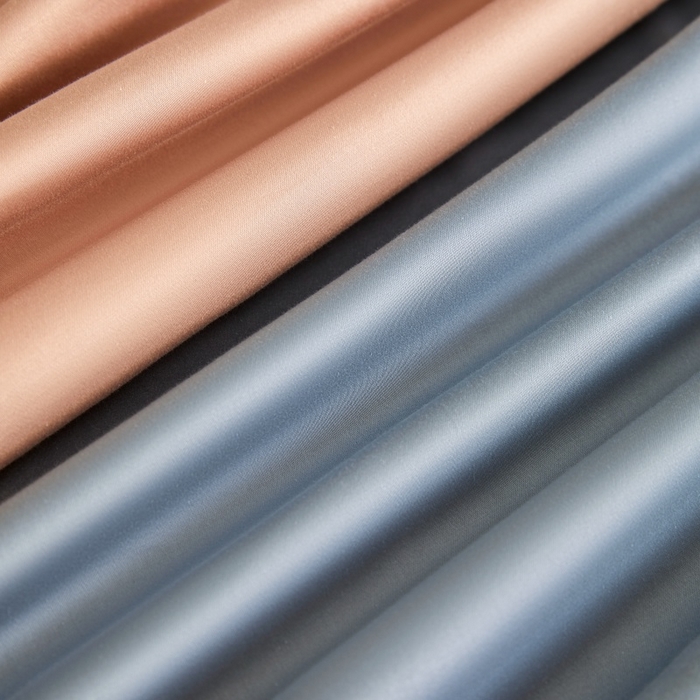 91家纺网 家纺一手货源 找家纺 秀色家纺 2025新款A类60s新疆长绒棉纯棉四件套全棉床上用品纯色床单被套被罩三件套-米朵 米朵-蓝莓粉