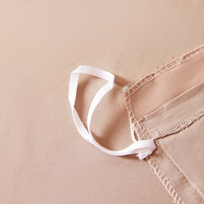 91家纺网 家纺一手货源 找家纺 秀色家纺 2025新款A类60s新疆长绒棉纯棉四件套全棉床上用品纯色床单被套被罩三件套-米朵 米朵-茱萸粉