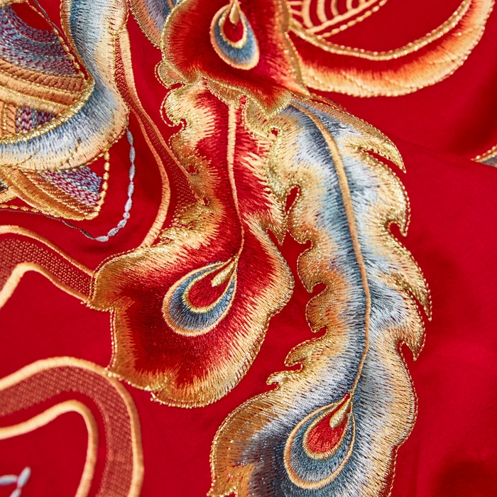 91家纺网 家纺一手货源 找家纺 东方合美（原：皇家传奇） 2025新款新中式纯棉刺绣长绒棉四件套 一生一世