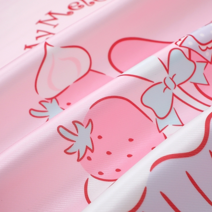 91家纺网 家纺一手货源 找家纺 八零年代 2025新款三丽鸥IP正版授权凉席新品云柔天丝软凉席冰丝儿童席幼儿园午睡凉席套件 美乐蒂-草莓甜心