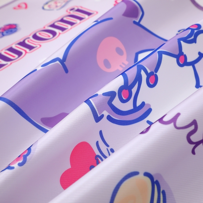 91家纺网 家纺一手货源 找家纺 八零年代 2025新款三丽鸥IP正版授权凉席新品云柔天丝软凉席冰丝儿童席幼儿园午睡凉席套件 库洛米-甜甜