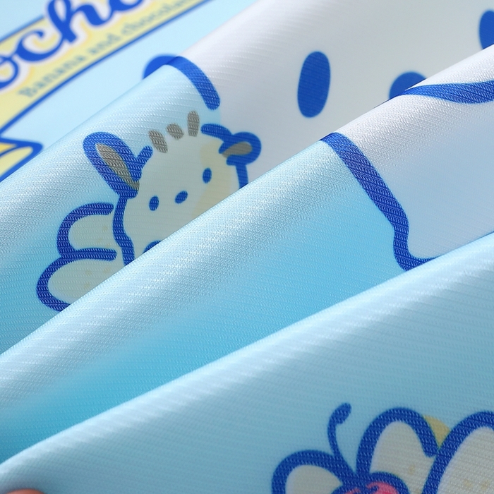 91家纺网 家纺一手货源 找家纺 八零年代 2025新款三丽鸥IP正版授权凉席新品云柔天丝软凉席冰丝儿童席幼儿园午睡凉席套件 帕恰狗