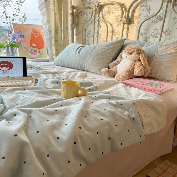 91家纺网 家纺一手货源 找家纺 （总）盼季家纺 新款夏季夏天蕾丝花边大豆纤维被夏凉被床单四件套空调被