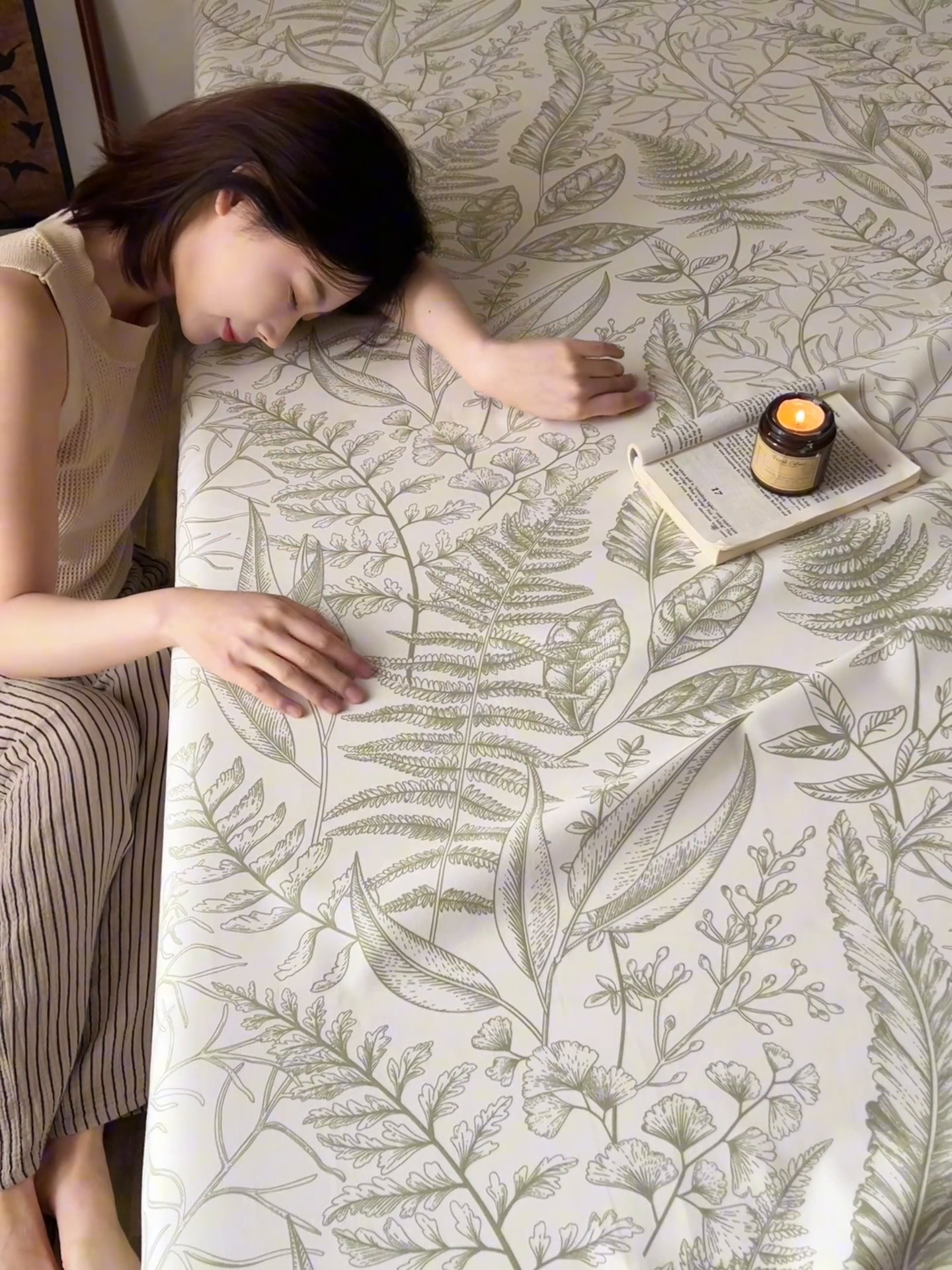 91家纺网 家纺一手货源 找家纺 （总）千朵森2025新款A类全棉老粗布床单三件套